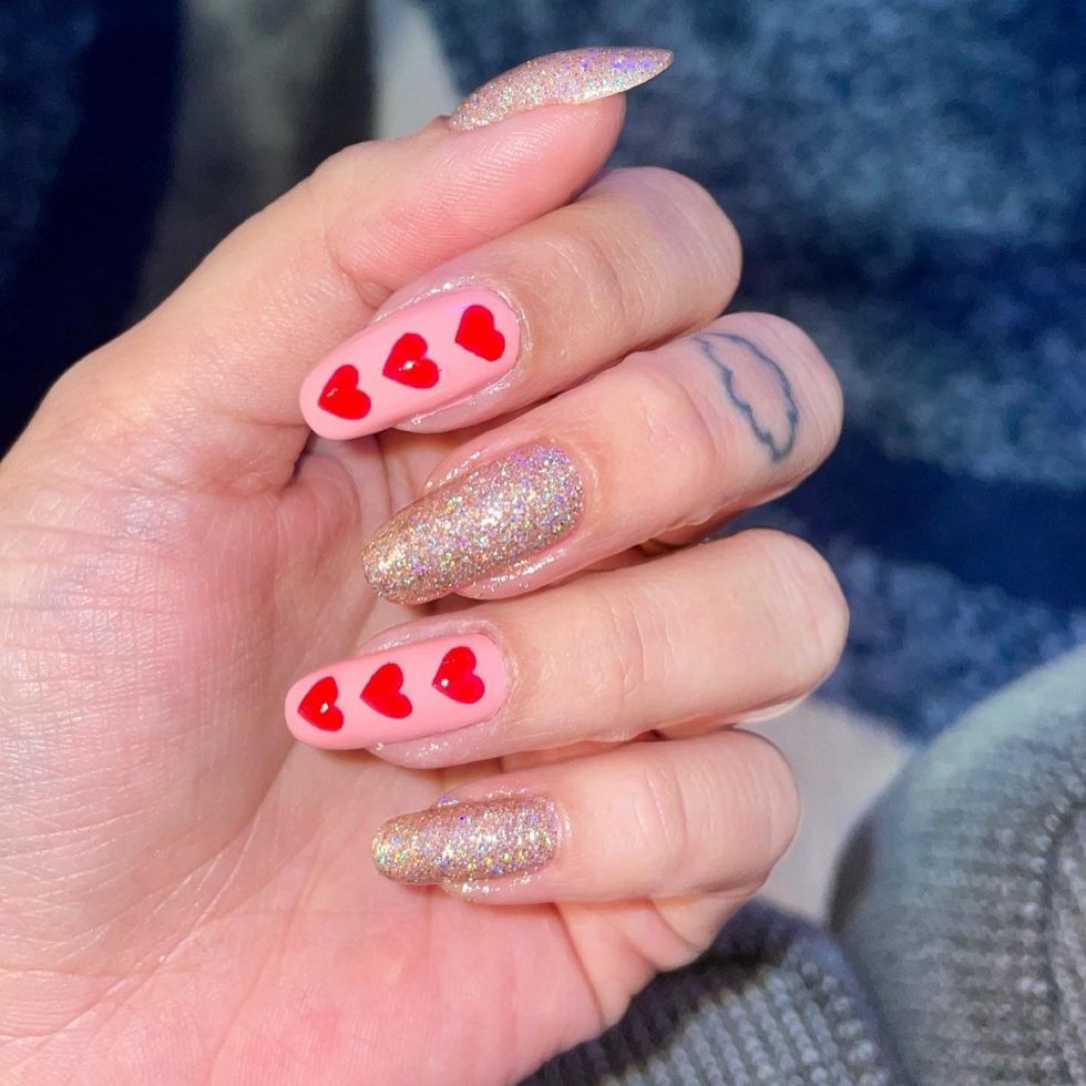 Valentines Day Nail Art 1