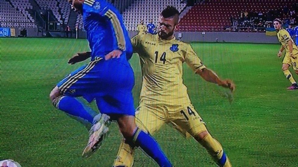 Valon Berisha bëri përpjekje maksimale, por nuk arriti të bënte diferencën....