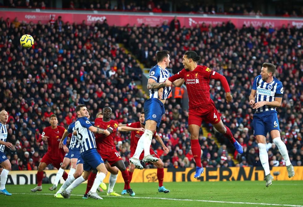 Van Dijk vs Brighton