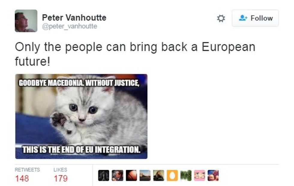 Vanhoutte goodbye Eu