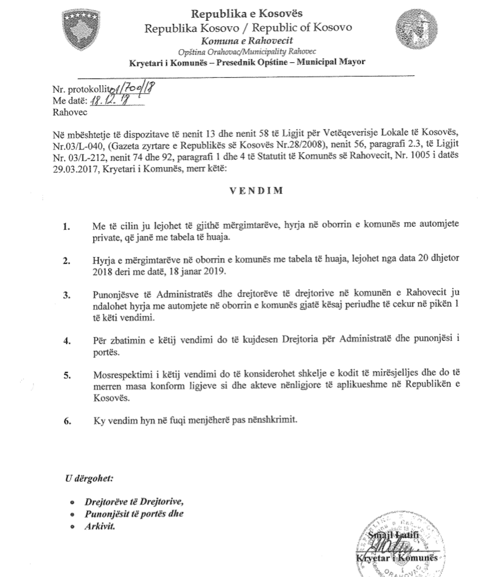 vendimi i smajl latifit