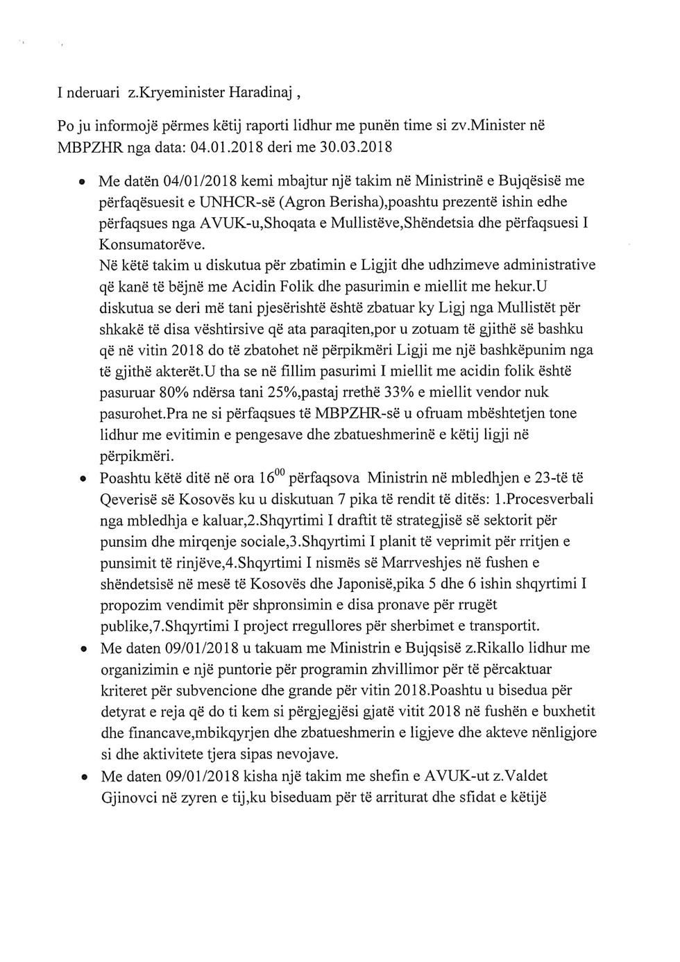 Vesel Krasniqi Raporti 2