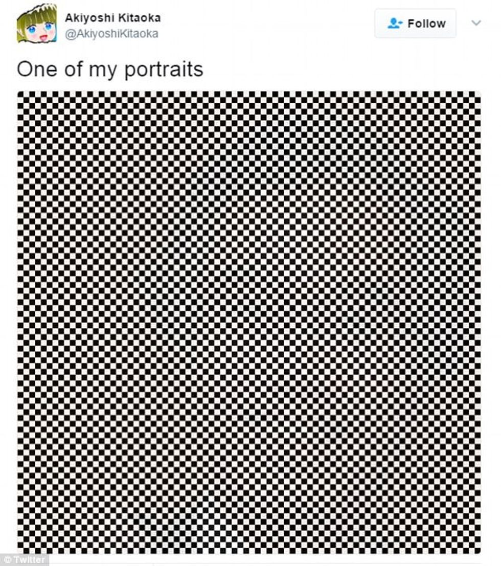 Vështirë të dallohet portreti i fshehur në iluzionin optik të psikologut japonez foto 2