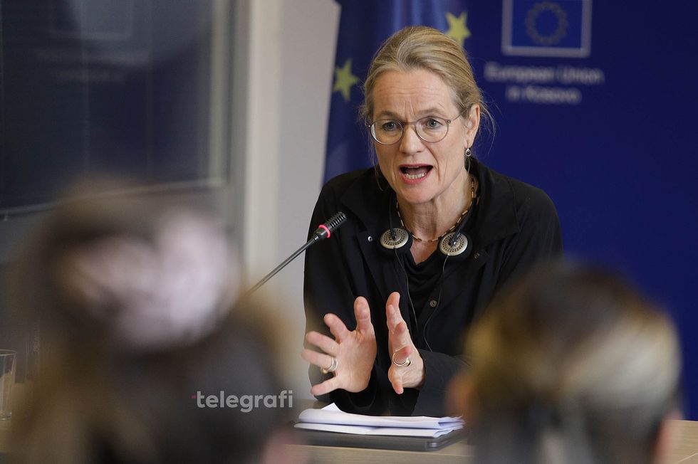 Viola von Cramon Deputetja e Parlamentit Evropian konference foto Ridvan Slivova 29