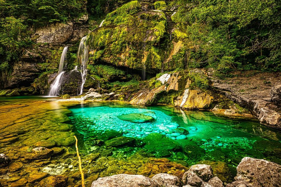 virje waterfall slovenia l
