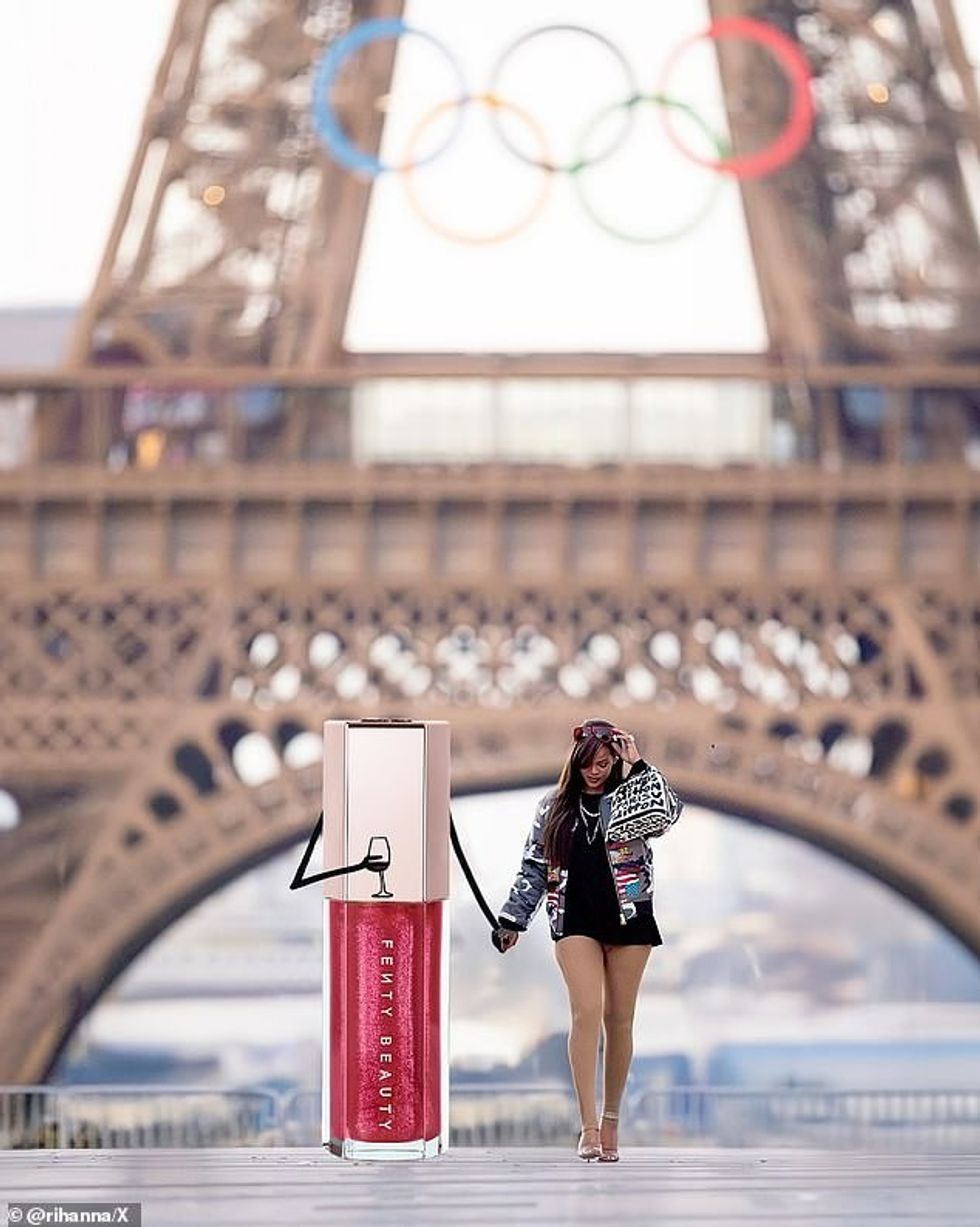 Vjen disa ditë pasi ajo nënshkroi një marrëveshje për Lojërat Olimpike të Parisit përmes markës së saj Fenty Beauty