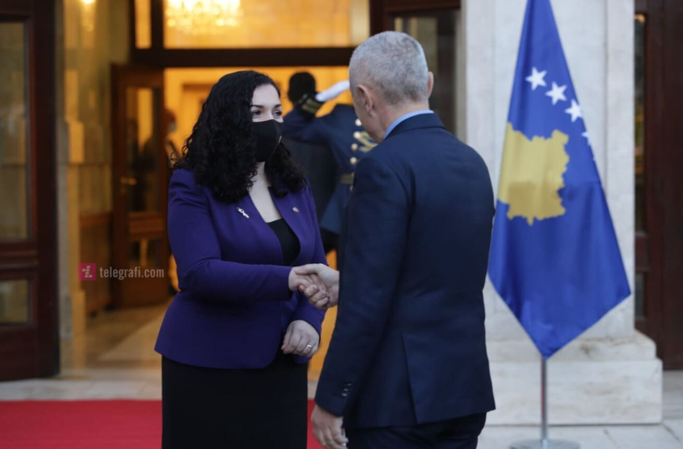 Vjosa Osmani Ilir Meta takimi ne Kosove