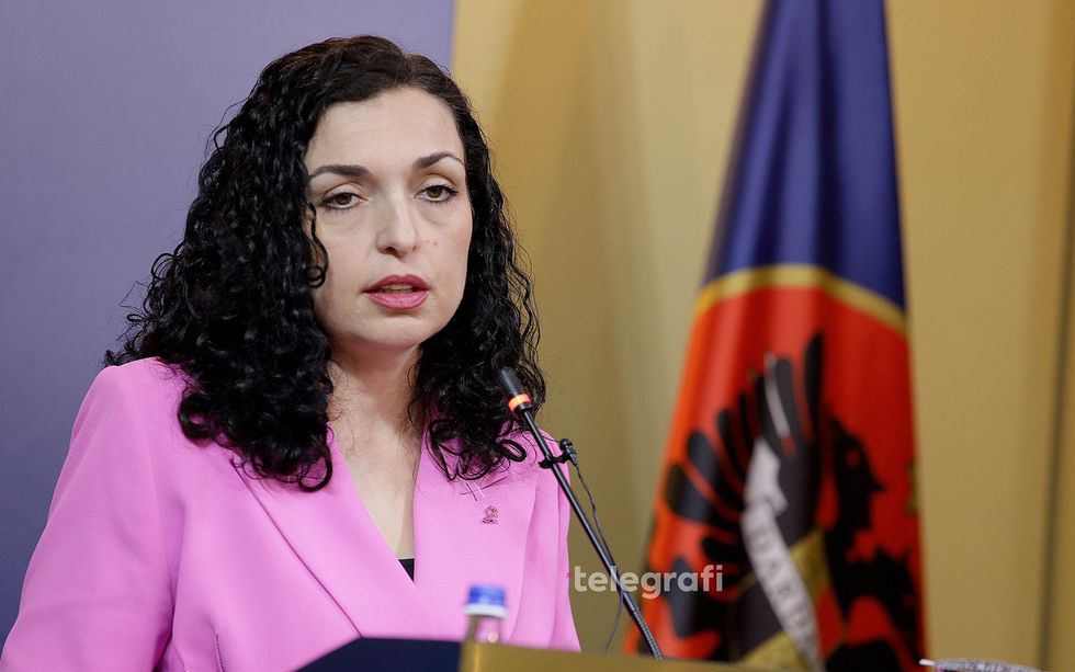 Vjosa Osmani Sadriu konference foto Ridvan Slivova 8 e1712218511236