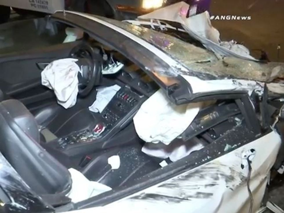 Vodhën Lamborghini Huracane dhe e përplasën keq derisa garonin me një Bentley foto 4