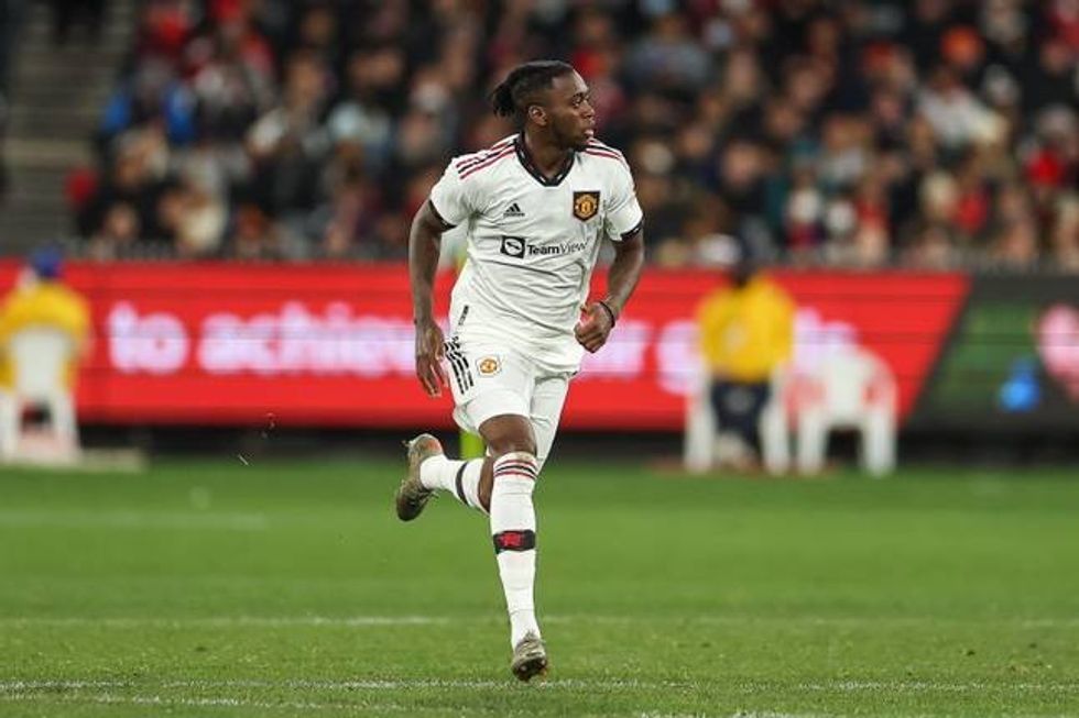 Wan Bissaka duke luajtur në para-sezon, por është e qartë se Ten Hag nuk e vlerëson atë. Imazhi: Alamy