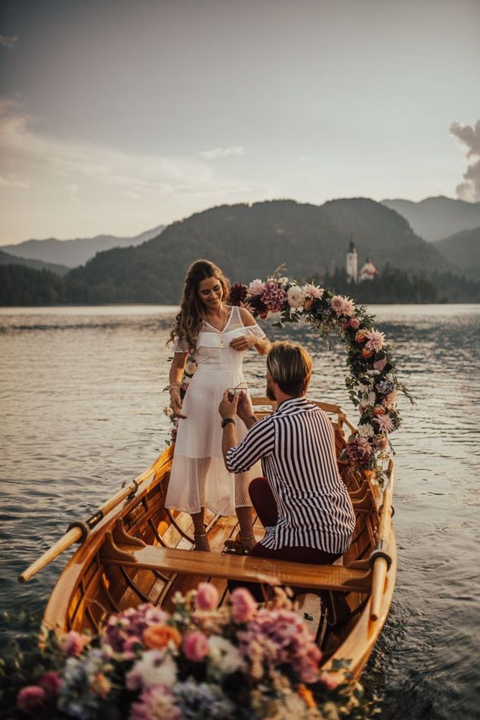 wedding lake bled proposal on the lake 2