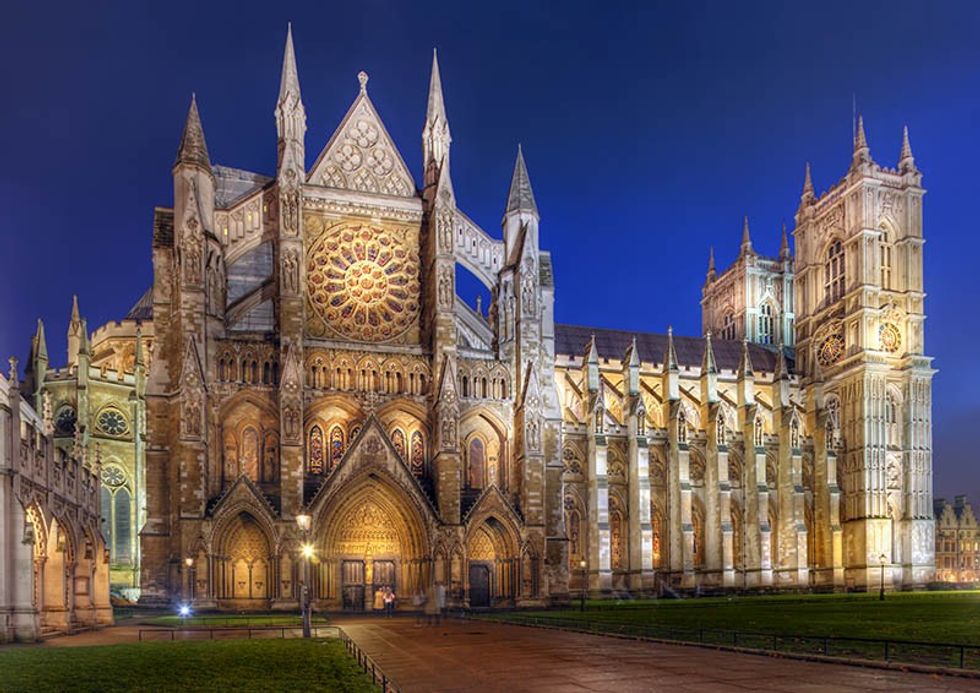 Westminster Abbey At Night