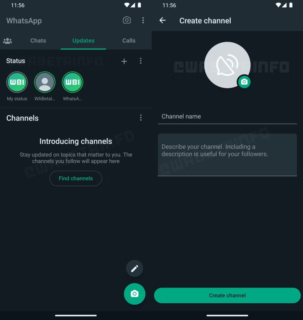 whatsapp channels beta wabetainf