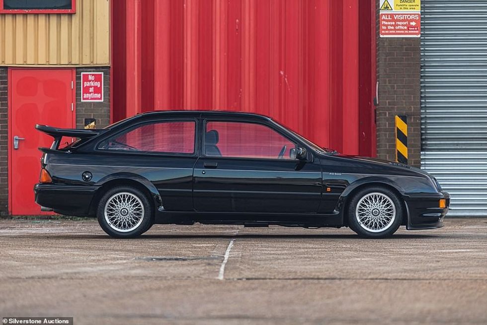 When adjusting its original price inline with historical inflation, if the Sierra's 1987 showroom tag today would be £62,360. That means this stunning low-mileage Cossie has sold for nine times its inflation-adjusted original price - that's an 856% value increase in three and a half decades