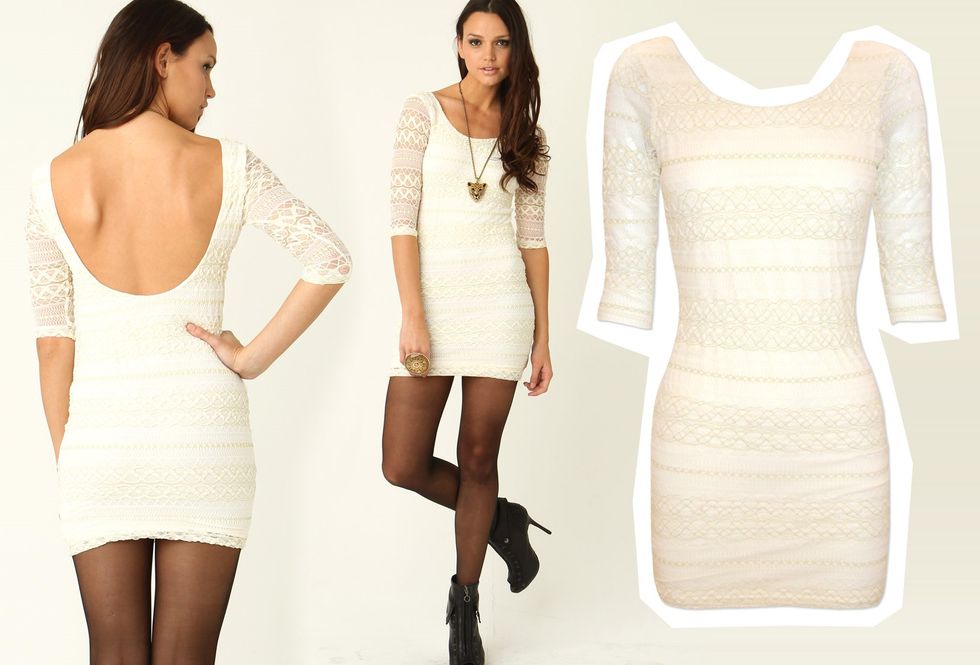 white lace dress be your own brand