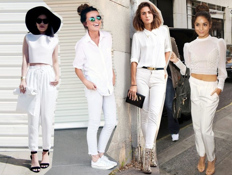 white on white trend 2014 outfits fashion blog bloggers wearing all white street style streetstyle