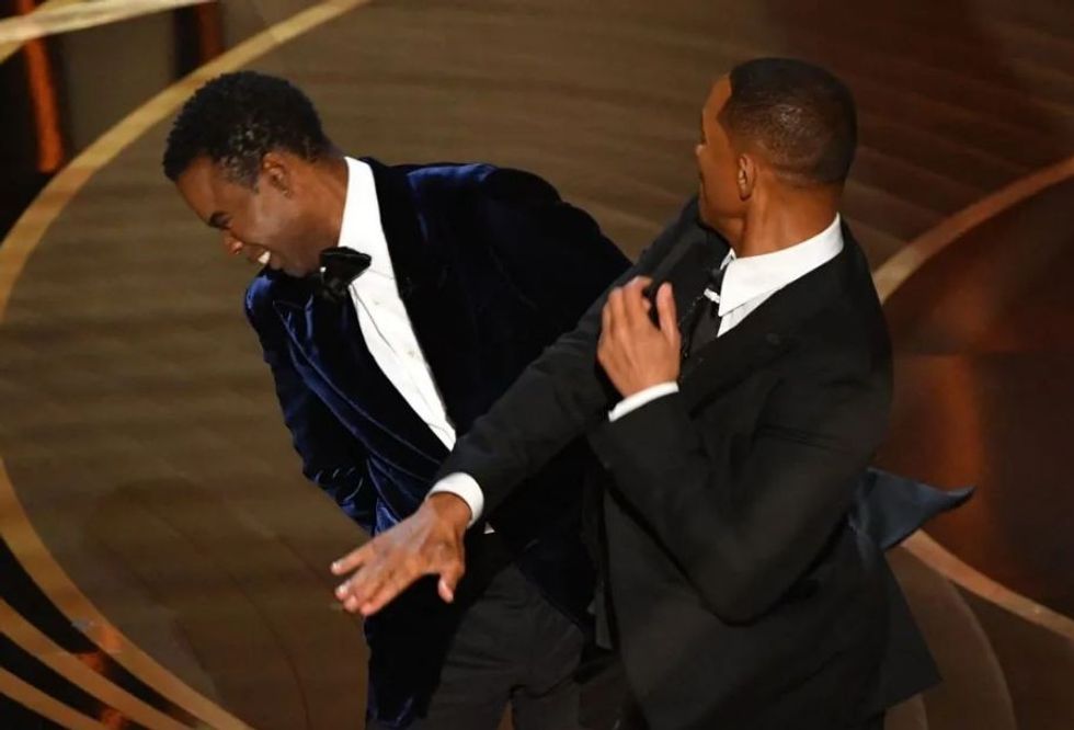 Will Smith slaps Chris Rock