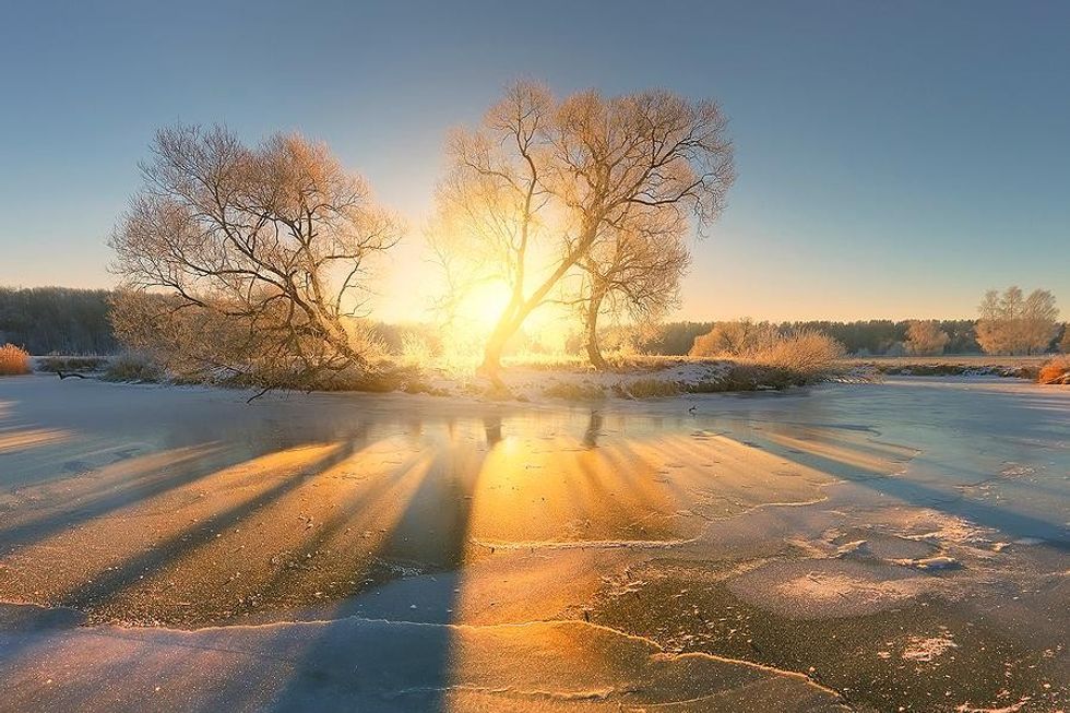 winter sunrise