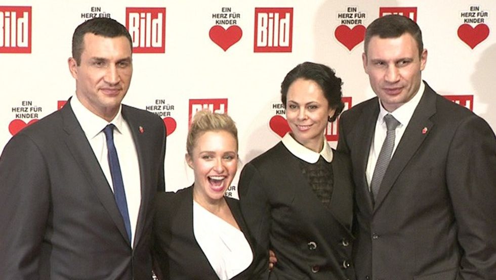 wladimir klitschko hayden panettiere natalia klitschko vitali klitschko herz fuer kinder gr
