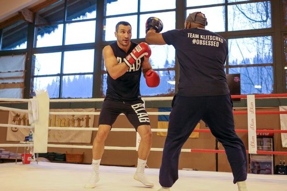 Wladimir Klitschko training Tirol Austria 06 Apr 2017 1
