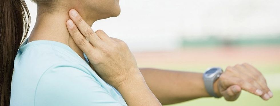 Woman Taking Pulse Image 998 380