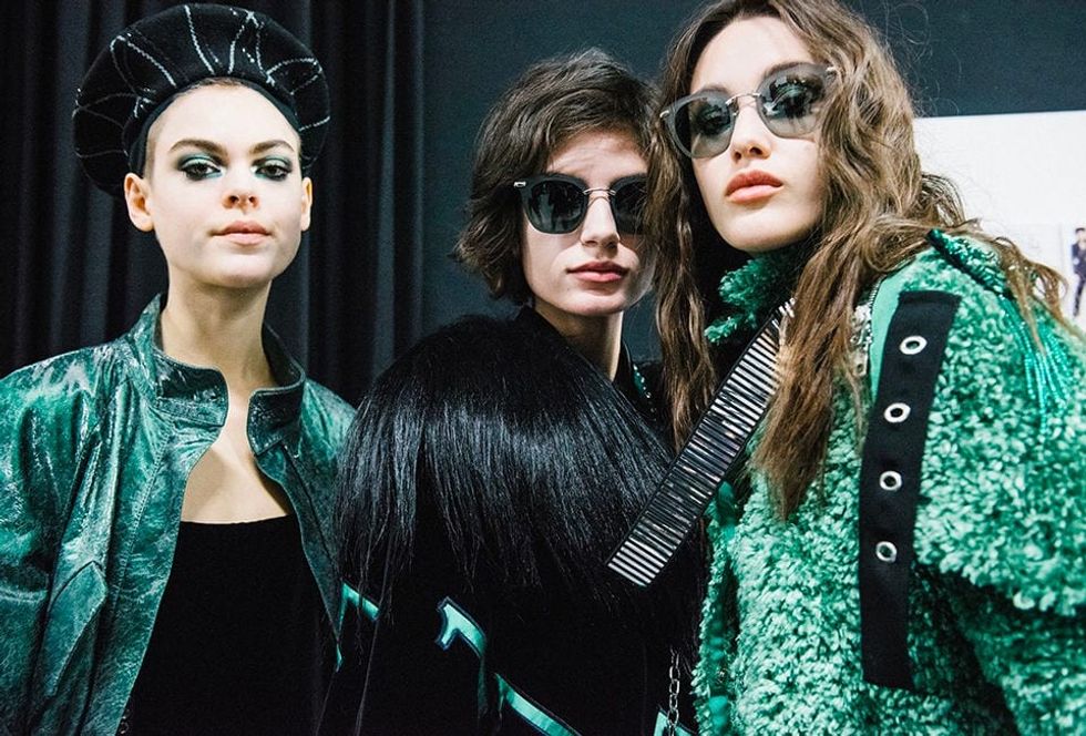 WOMEN FASHION SHOW FALL WINTER 2018 19 COLLECTIONS EMPORIO ARMANI