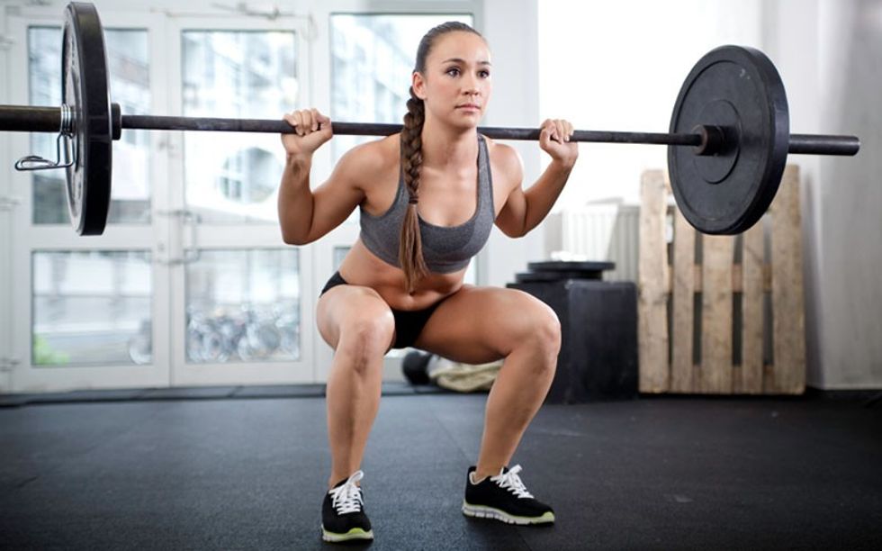 womens full body workout program with squats