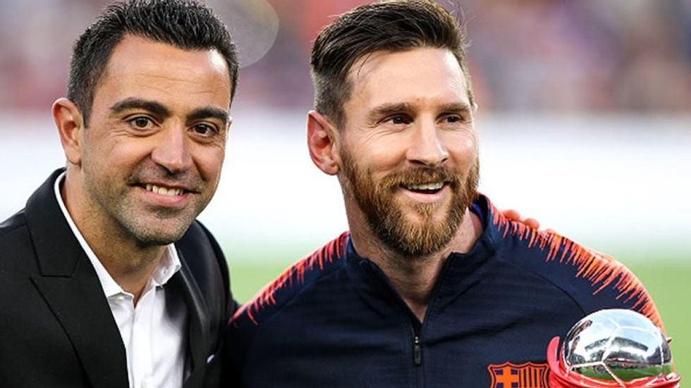 xavi messi