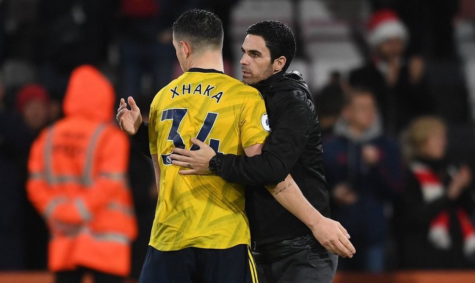 xhaka arteta