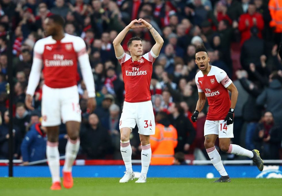 Xhaka Man Utd