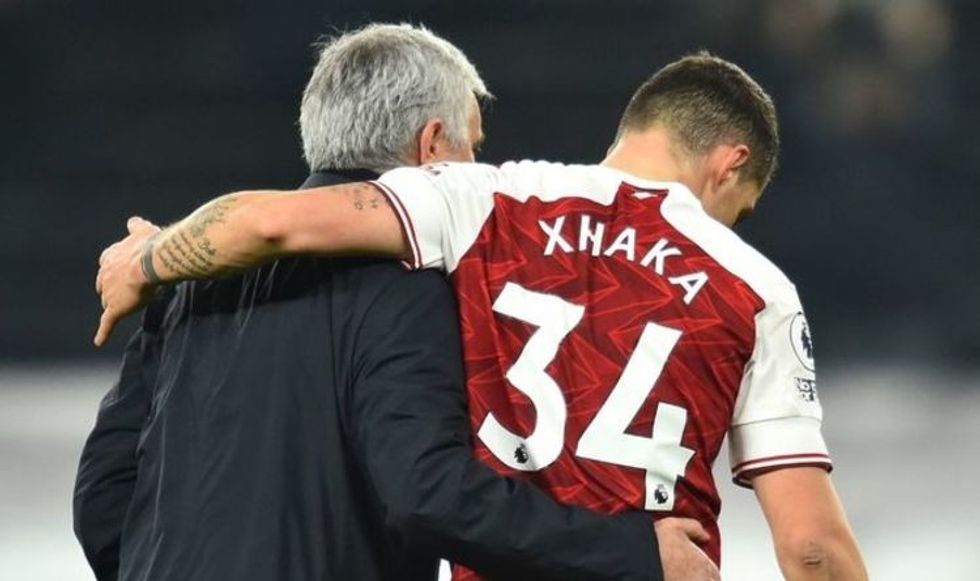 xhaka mourinho 1