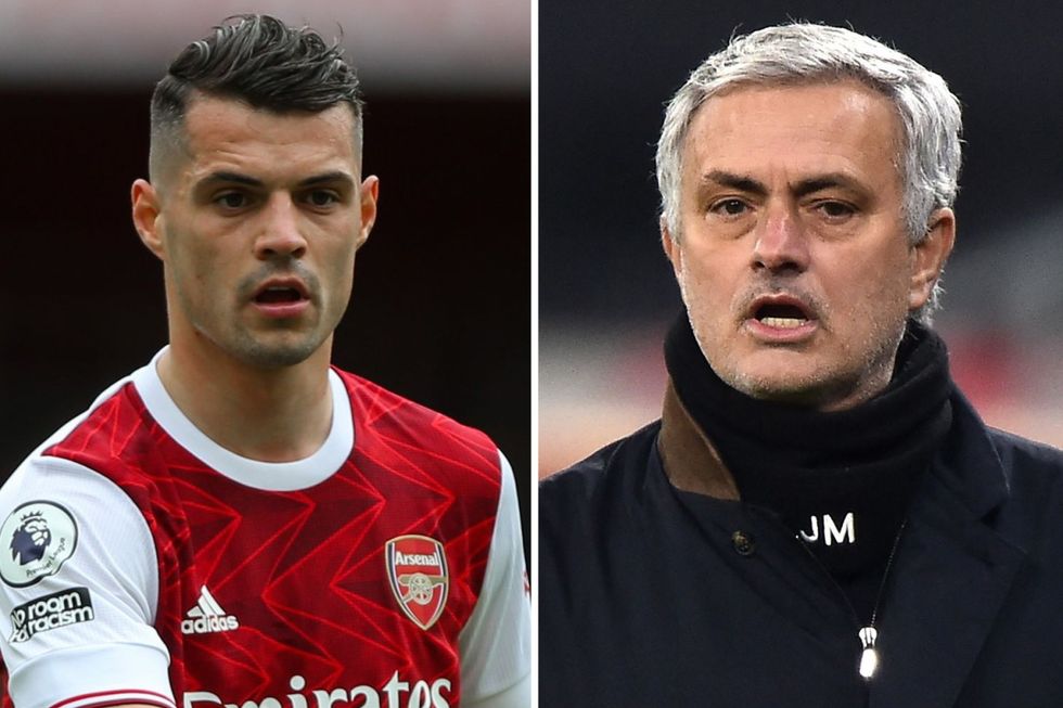 xhaka mourinho