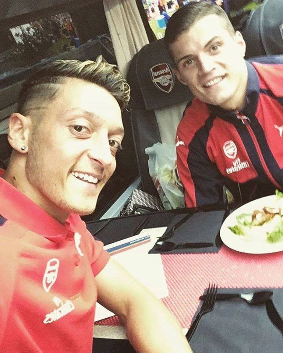 xhaka ozil