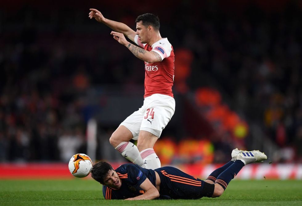 Xhaka vs Valencia