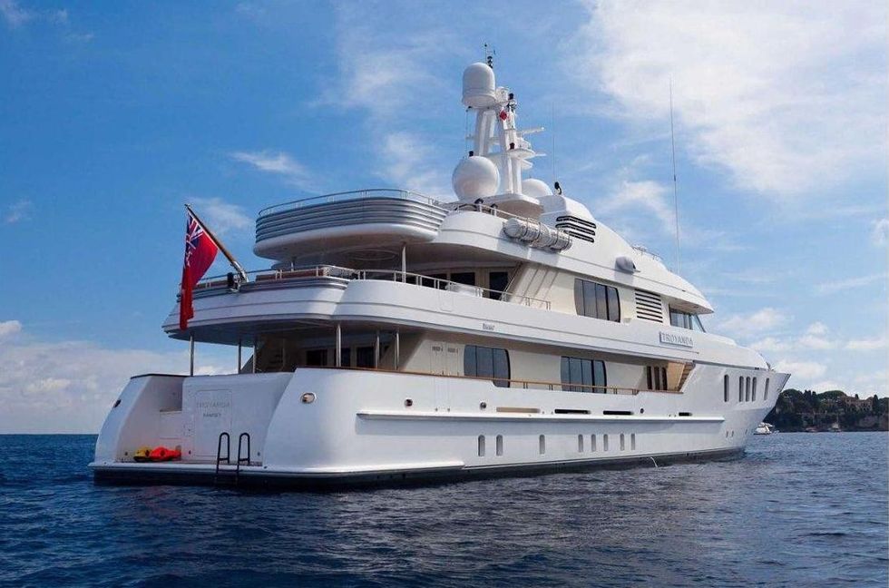 Yacht Troyanda - Stern View