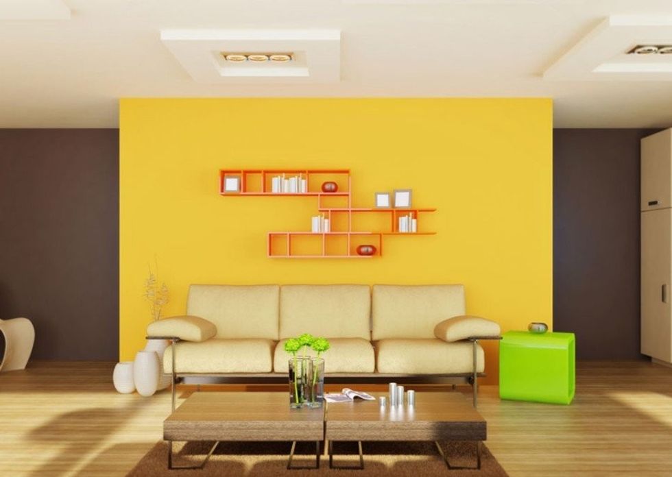 yellow interior wall color ideas