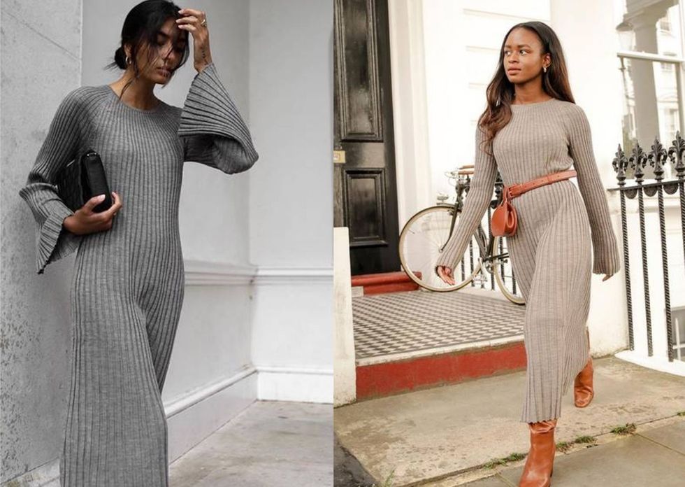 Yellow Woman Photo Contemporary Grids Birthday Card 1