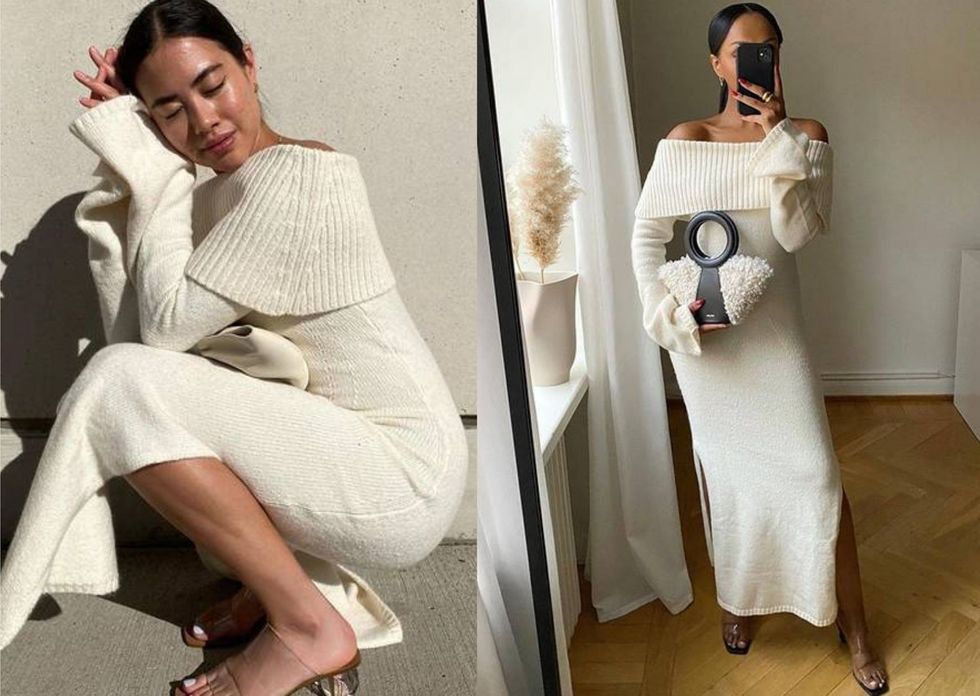 Yellow Woman Photo Contemporary Grids Birthday Card