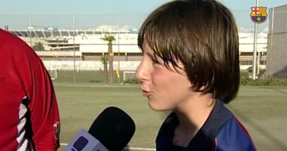 young messi