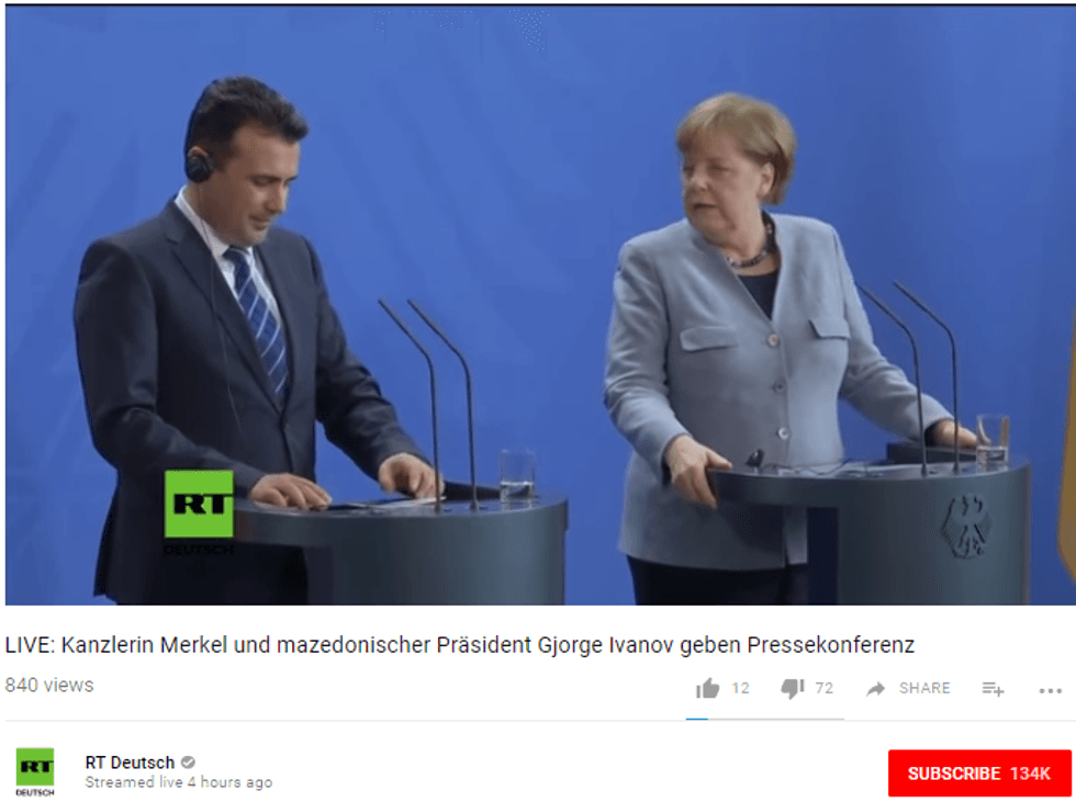 Zaev Merkel RT Deutsch