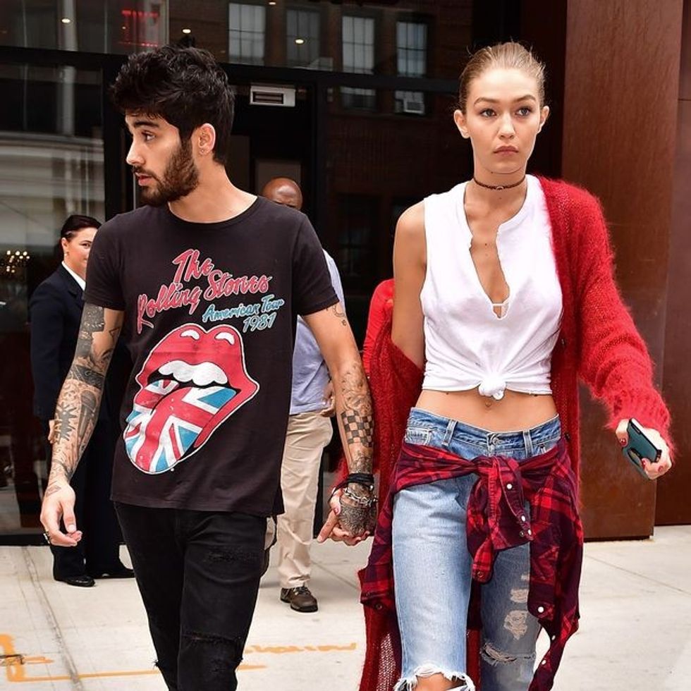 zayn malik and gigi hadid seen on the streets of manhattan news photo 1635605614