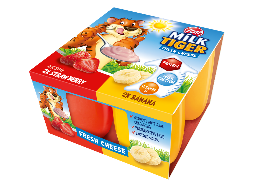 Zott MilkTiger FreshCheese Ban Erd 3D