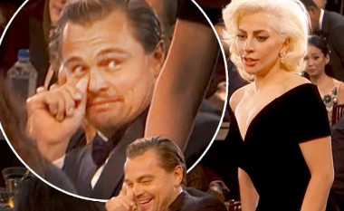 DiCaprio sqaron situatën e sikletshme me Lady Gagan (Video)