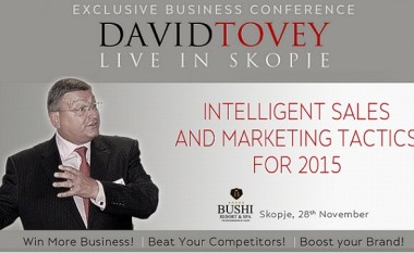 Organizohet konferenca biznesore ekskluzive regjionale në Shkup me temë “Shitja inteligjente dhe taktika marketingu për vitin 2015”