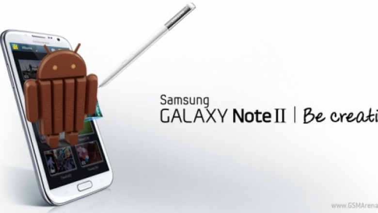 Android KitKat vjen edhe në Galaxy Note II