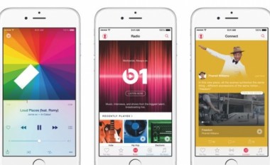 Apple prezanton Music, rivalin e Spotify