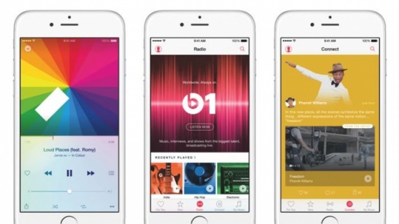 Apple prezanton Music, rivalin e Spotify