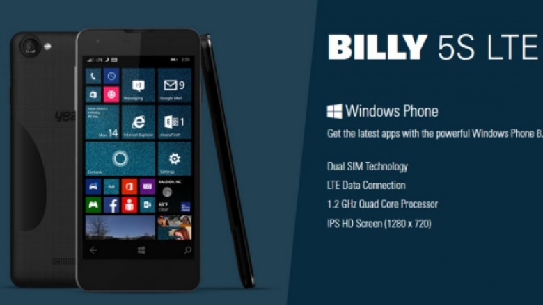 CES 2015: Billy 5S LTE, telefoni që i kushtohet Bill Gates