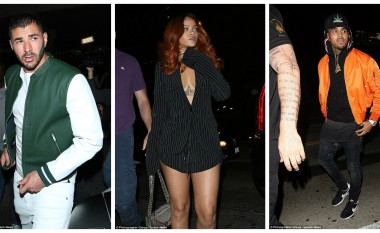 Rihanna dhe Karim Benzema “përplasen” me Chris Brown