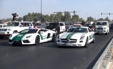 Provoni të ikni – superveturat që posedon Policia e Dubait (Video)